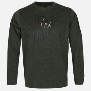 Fintech • Long Sleeve Shirt • Mens Large • Rifle Green